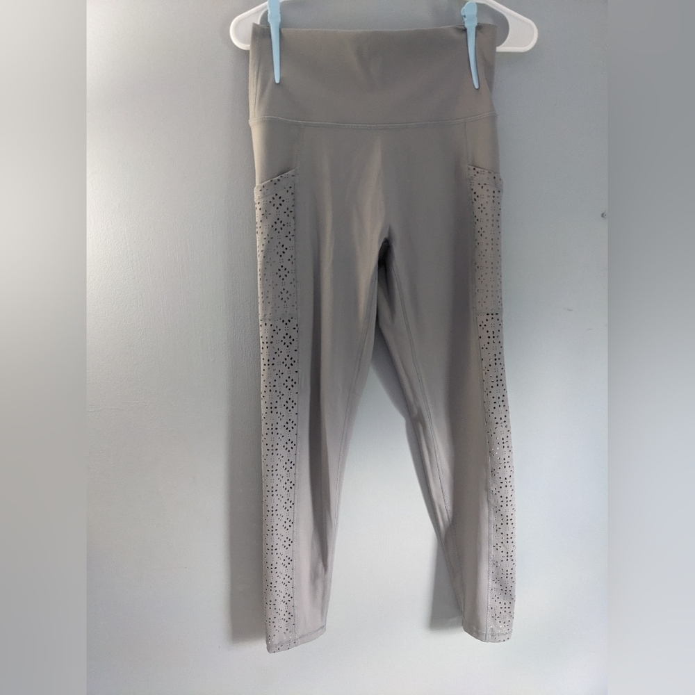 Aerie Gray High-Waisted Leggings